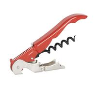 PULLTAP'S GENUINE Slider 900 (Rojo) Abridor de Vino, Sacacorchos de camarero profesional. Incluye doble palanca articulada, navaja cortacápsulas y abridor de tapones. Fabricado en España