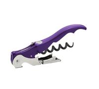 PULLTAP'S GENUINE Slider Boss 150 - Sacacorchos de camarero premium profesional - Fabricado en España - Con doble palanca articulada, navaja cortacápsulas tipo cúter y abrebotellas (Violeta)
