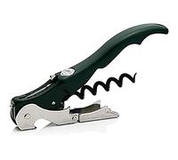 PULLTAP'S GENUINE Slider Boss 150 - Sacacorchos de camarero premium profesional - Fabricado en España - Con doble palanca articulada, navaja cortacápsulas tipo cúter y abrebotellas (Verde Oscuro)
