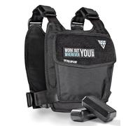 PULLUP & DIP Chaleco Lastrado 1-15kg - Chaleco de lastre Ajustable para Hombres y Mujeres - Cómodo y Antideslizante Chaleco Ajustado - Ideal para Cardio, Correr, Gym en Casa, Calistenia en Casa