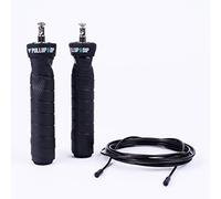 PULLUP & DIP Cuerda para saltar Fitness con Rodamientos de Bolas profesionales y Mangos antideslizantes, cuerda de velocidad ajustable para Entrenamiento, MMA
