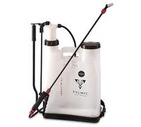 Pulmic Pulverizador a Presión 10L Mochila Industrial para Químicos y Limpieza. Resistente con Juntas Vitón y Manguera EPDM. Lanza de Fibra de Vidrio. Ideal para Automoción, Piscinas y Suelos
