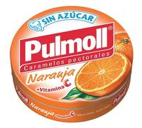 Pulmoll Tabletas sin azúcar Naranja 45g