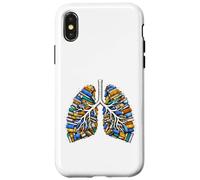 Pulmones de Lector, Arte para Amantes de Libros Carcasa para iPhone X/XS