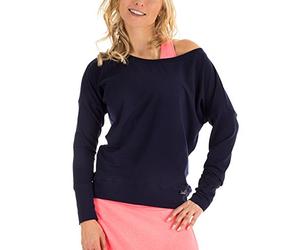 Pulóver Winshape de Mangas largas, para Hacer Deporte o Bailar, para Damas, Mujer, Color Azul Noche (Night Blue), tamaño Extra-Large