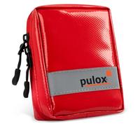Pulox Ampulario Médico para ampollas en Rojo (vacío) - Estuche pequeño para ampollas y medicamentos - para 7 ampollas (12 x 8 x 4 cm)