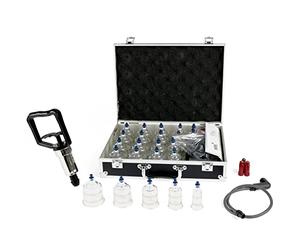 Pulox Juego de 19 vasos ventosas con bomba de vacío