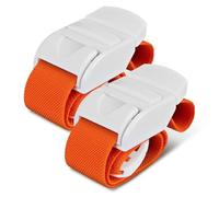 Pulox Juego de 2 torniquetes con hebilla de cierre, color naranja