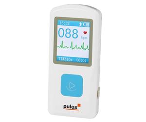 PULOX PM10 ECG Monitor de Electrocardiograma Portátil de Solo Canal con Software y USB