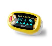 Pulox PO-210B Pulsioxímetro pediátrico - Oxímetro de dedo recargable - Medición de SpO2 y pulso en niños