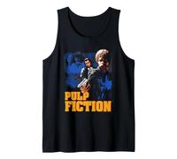 Pulp Fiction Layered Poster Vintage 90's Action Movie Camiseta sin Mangas