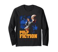 Pulp Fiction Layered Poster Vintage 90's Action Movie Manga Larga
