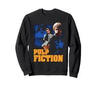 Pulp Fiction Layered Poster Vintage 90's Action Movie Sudadera