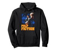 Pulp Fiction Layered Poster Vintage 90's Action Movie Sudadera con Capucha
