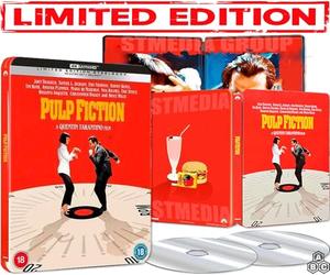 Pulp Fiction - Limited Edition, Steelbook / 1994 (Special Features) [4K UHD + Blu-ray] [Region Free]