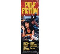 Pulp Fiction Póster de la principal (UMA Thurman) de cartel de - Póster con (53 cm x 158 cm) + blanco de una caja de regalo. LISTA para regalar!