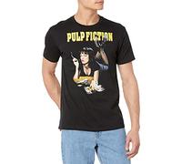 Pulp Fiction UMA Graphic - Camiseta para Hombre - Negro - Medium