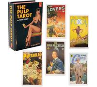 Pulp Magazines - Baraja de cartas del tarot con personajes de la historia de Pulp Illustration - Caja de 78 cartas