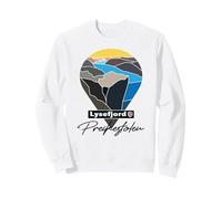 Pulpit Rock Preikestolen, Noruega, Lysefjord, Regalo de Viaje y Senderismo Sudadera