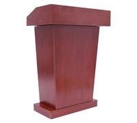 Púlpito de atril de madera negra ajustable con cajón, podio de aula resistente para iglesias, conferencias y oficinas, soporta 112 libras, 27.5 x 14 x 43.3 pulgadas