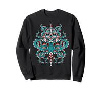 Pulpo American Traditional Tattoo Retro Old School Flash Sudadera