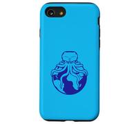 Pulpo ataca a la Tierra gigante monstruo alienígena planeta tentáculo Carcasa para iPhone SE (2020) / 7 / 8