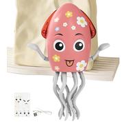 Pulpo Baby Toys | Pulpo bailando arrastrándose - Robot tambaleante juego educativo interactivo con luz y música para niños de hasta 6 años de cumpleaños, guardería en casa