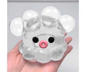Pulpo Blando, Pulpo Cristals Blando Inquietarse, Juguete Sensorial Blandos Animales Aliviar Estrés, Pelotas Antiestrés Pulpos Hechas Mano Burbujas Animales Marinos, para Adultos Y Niños