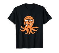 Pulpo calamar cefalópodo divertido tontos cómic de dibujos animados tentáculos Camiseta