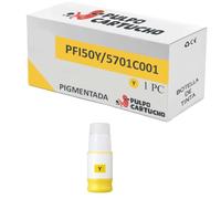 Pulpo Cartucho - Botella de Tinta Compatible con Canon PFI050 Amarillo