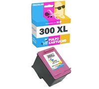 Pulpo Cartucho - Cartucho de Tinta 300 XL Color Compatible con HP 300 XL/Ref. CC644EE - XL - Alta Capacidad - Valido para Impresoras DeskJet D/DeskJet F/Envy/PhotoSmart