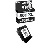 Pulpo Cartucho - Cartucho de Tinta 301 XL Negro Compatible con HP 301 XL/Ref. CH563EE - XL - Alta Capacidad - Valido para Impresoras DeskJet, Envy, Officejet