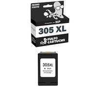 Pulpo Cartucho - Cartucho de Tinta 305 XL (700 Páginas) Negro Compatible con HP 305 XL/Ref. 3YM62AE - XL - Alta Capacidad - Valido para Impresoras DeskJet/DeskJet Plus/Envy/Envy Pro