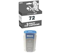 Pulpo Cartucho - Cartucho de Tinta 72 Gris Compatible con HP 72 / Ref. C9374A - Remanufacturado - Valido para Impresoras DesignJet T610, T620, T770, T790, T1100, T1120, T1200, T1300, T2300