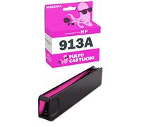 Pulpo Cartucho - Cartucho de Tinta 913A Magenta Compatible con HP 913A / Ref. F6T78AE - Valido Impresoras PageWide 352, MFP 377 / Pro 450, 452, 470, 477, 552, 570, 577 / Managed MFP P57750dw, P55250dw