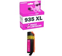Pulpo Cartucho - Cartucho de Tinta 935 XL Magenta Compatible con HP 935 XL/Ref. C2P25AE - XL - Alta Capacidad - Valido para Impresoras Officejet/Officejet Pro