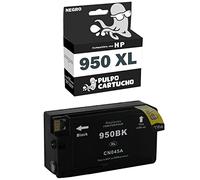 Pulpo Cartucho - Cartucho de Tinta 950 XL Negro Compatible con HP 950 XL/Ref. CN045AE - XL - Alta Capacidad - Valido para Impresoras Officejet Pro