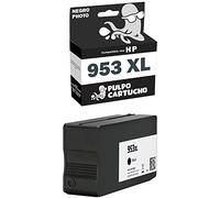 Pulpo Cartucho - Cartucho de Tinta 953 XL Negro Compatible con HP 953 XL/Ref. L0S70AE / L0S58AE - XL - Alta Capacidad - Valido para Impresoras OfficeJet Pro
