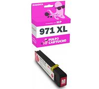Pulpo Cartucho - Cartucho de Tinta 971 XL Magenta Compatible con HP 971 XL/Ref. CN627AE - XL - Alta Capacidad - Valido para Impresoras OfficeJet Pro X451 / X476 / X551 / X576