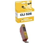 Pulpo Cartucho - Cartucho de Tinta CLI-526 Amarillo Compatible con Canon CLI-526 / Ref. 4543B001 - Valido para Impresoras Pixma IP/IX/MG/MX