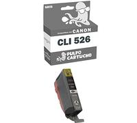 Pulpo Cartucho - Cartucho de Tinta CLI-526 Gris Compatible con Canon CLI-526 / Ref. 4544B001 - Valido para Impresoras Pixma MG6150 / MG6200 / MG6240 / MG6250 / MG8150 / MG8200 / MG8240 / MG8250