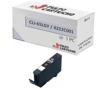 Pulpo Cartucho - Cartucho de Tinta Compatible con Canon CLI65 Gris Light
