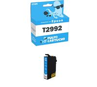 Pulpo Cartucho - Cartucho de Tinta Genérico 29XL Cyan Compatible con Epson T2992 / Ref. C13T29924010 - Valido para Impresoras Expression Home XP 257, XP 245, XP 445, XP 235, XP 247, XP 255, XP 332