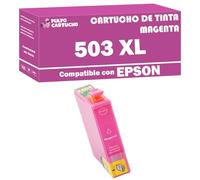 Pulpo Cartucho - Cartucho de Tinta Genérico 503XL Magenta Compatible con Epson Ref. C13T09R34010 / 503 XL - Valido para Impresoras Expression Home XP-5200, XP-5205 / Workforce WF-2960DWF, WF-2965DWF