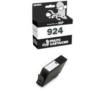 Pulpo Cartucho - Cartucho de Tinta Genérico 924 Negro Compatible con HP 4K0V0NE - Valido para Impresoras Officejet Pro 8122e, 8124e, 8125e, 8132e, 8134e, 8135e