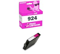 Pulpo Cartucho - Cartucho de Tinta Genérico 924e Magenta Compatible con HP 4K0U8NE - Valido para Impresoras Officejet Pro 8122e, 8124e, 8125e, 8132e, 8134e, 8135e