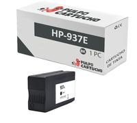 Pulpo Cartucho - Cartucho de Tinta Genérico 937e Negro Compatible con HP 937EBK - OfficeJet Pro 9110b 9117b 9120 9120b 9123 9130 9130b 9133 9720 9730