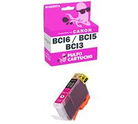 Pulpo Cartucho - Cartucho de Tinta Genérico BCI-6 / BCI-5 / BCI-3 Magenta Compatible con Canon BCI 6 / BCI 5 / BCI 3 / Ref. BCI3E - Compatible con Impresoras Pixma IP/BJC/MultiPass/BJ