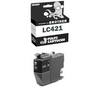 Pulpo Cartucho - Cartucho de Tinta Genérico LC421 Negro Compatible con Brother Ref. LC421BK - Valido para Impresoras DCP J1050DW, DCP J1010DW, DCP J1140DW