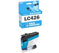 Pulpo Cartucho - Cartucho de Tinta Genérico LC426 Cyan Compatible con Brother Ref. LC-426 / LC426C - Valido para Impresoras MFC-J4540DWXL, MFC-J4340DW, MFC-J4540DW, MFC-J4335DW, MFC-J4335DWXL